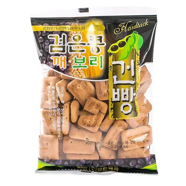 검은콩깨 보리건빵 75g X 90 옛날과자 건빵, 단일상품