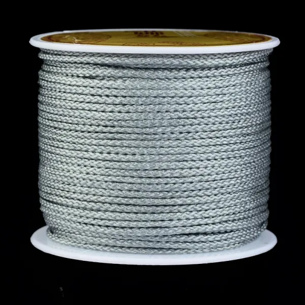 뜨개질실 완상용물건 실끈 내마모 밧줄 탄력없음 팔찌 수공예로짠 구슬선 밴드팔찌 구슬꿰미 구슬꿰기 T16 비타민 맘보 로프 1.0 은회색 /개