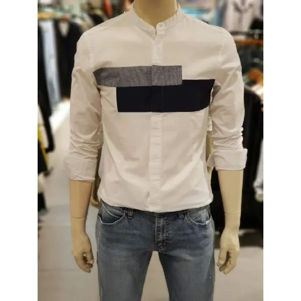 [현대백화점][HUM] (H175M204) 남성 헨리넥셔츠