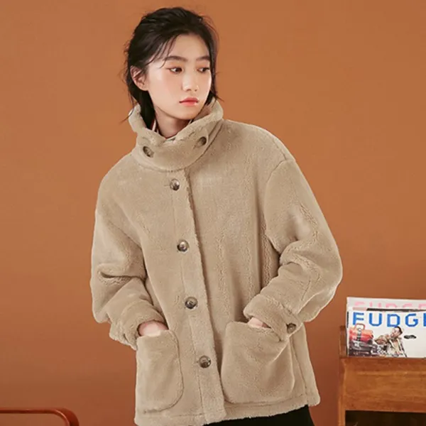 타니즈 해밍 여성 덤블 퍼 반 코트 겨울 자켓 점퍼