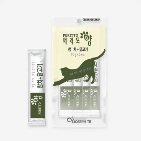 참치+닭고기 10g 페리또얌 고양이간식++np+175Gpxx+ 1봉 5개입