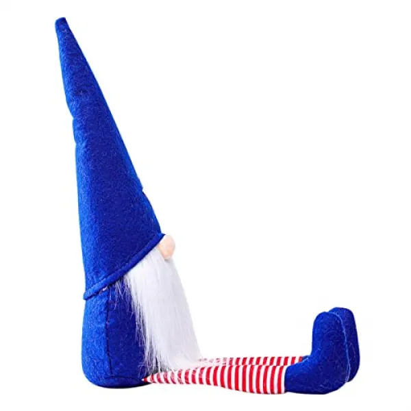7 월 4 일 장식 Gnomblete 독립일 데일즈 베테랑 사랑 애국 놈들 미국 대통령 선거 장식 서 작은 동상 장식 7 월 4 일 장식 파란색 1 Blue 1pc Blue 1pc