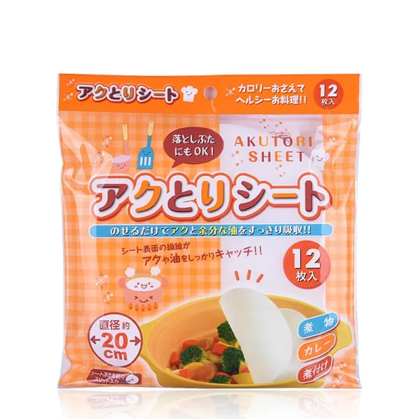 기름종이 수입 끓이기 oil absorbent film 가다 국유부말 주방 기름흡수면 식료품 여과함 2502649941, 일본 제 1포장 12 매 들다