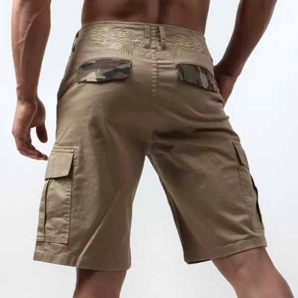  바보사랑 그린바나나 Black Wing Cargo Shorts