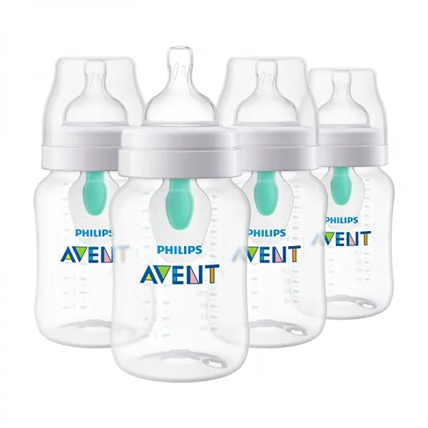 필립스 에어프리 벤트 클리어 9 오즈 4 Pk SCF403 44로 안티콜릭 아기 병을 피하다, 상세페이지 참조