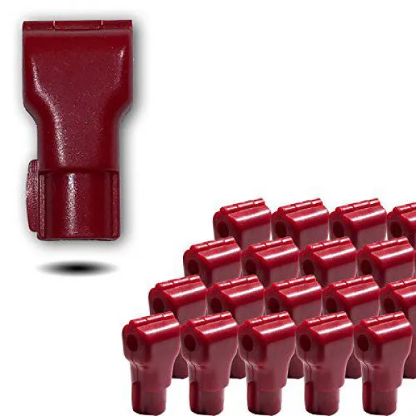 (50 pack) 6mm Red Plastic Retail Shop Security Display Hook A/8537615, 상세내용참조