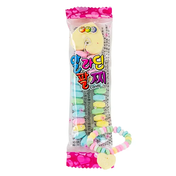 추억의과자 알라딘 팔찌캔디 15g 추억의 불량식품 가성비 단체 소풍 간식, 1개