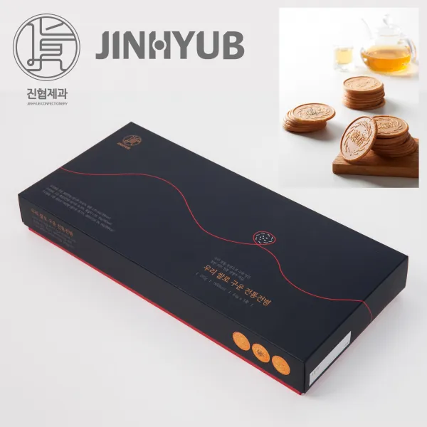 [진협제과] 우리쌀로 구운 전통전병 2호 (64g x 3통)