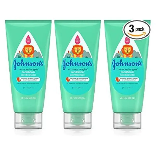 Johnsons No More Tangles Detangling Toddler Kids Conditioner Gentle No More Tears Formula Hypoal, One Color_One Size, 상세 설명 참조0