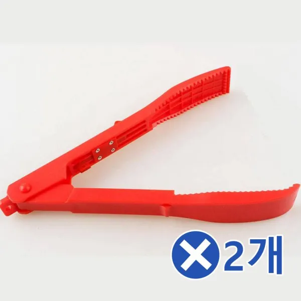 [C.S] 간편한 물고기집게x2개 파쉬그립 피쉬그립 물고기그립 민물낚시용품 민물낚시소품 바다낚시장비 물고기잡이 집게손 바다낚시용품 피시그립 생선집게 물고기그립 낚시용, LOCK피쉬그립 블랙