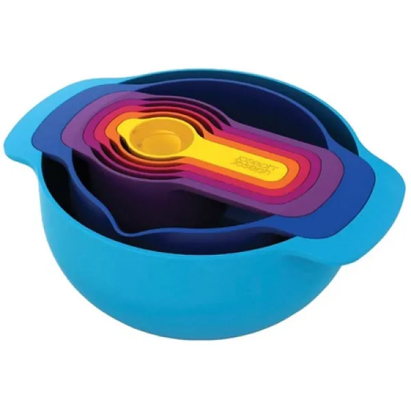 일본직발송 4. 조셉조셉(Joseph Joseph) [BPA 프리] Joseph Joseph (조셉 조셉) 식기 세척기 대응 거듭 수, 4 오로라, 1 계량스푼  계량컵, One Size