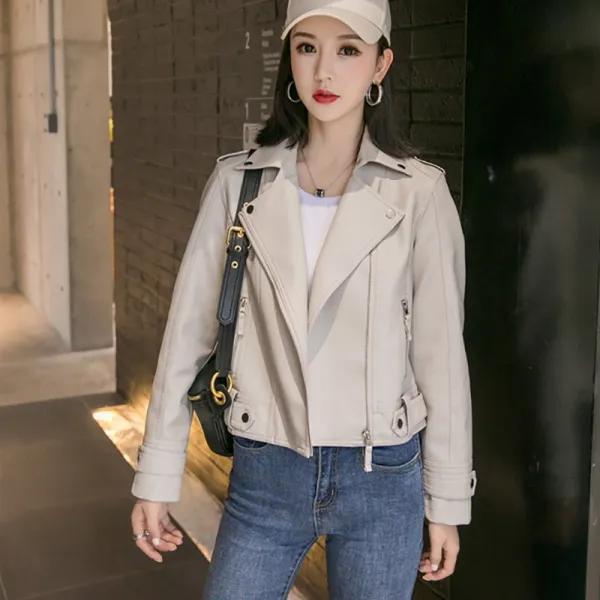 엘앤엘 여자 가죽 자켓 점퍼 빅사이즈 라이더 +파우치 증정