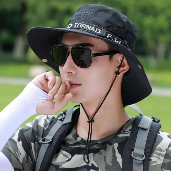 [예선우품중략집시 JEEP관동품모자 남사하천양모대처외 등산낚시 모자 자외선 차단제외선 어선양(600)