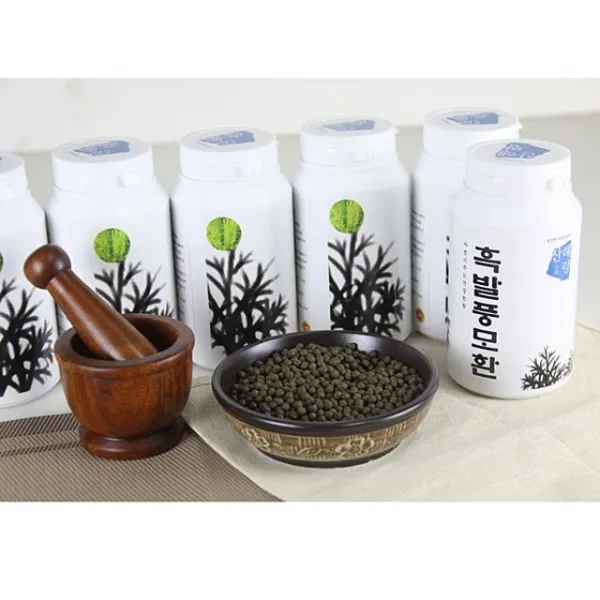 산해랑 흑발풍모환 300g 상쾌하고 건강한 내 몸 RHF+C_:01EAA8 건강 식품 요오드 칼륨 칼슘 산해랑 흑발풍모환 300g 상쾌, 쿠팡배송_, ◆옵션필수확인◆