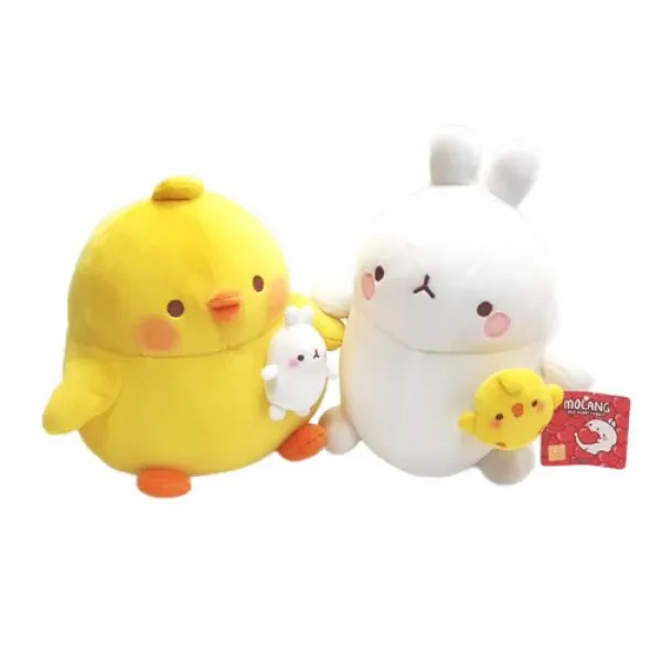 티토리 25cm 몰랑피우피우덜덜이 병아리인형 토끼인형 병아리