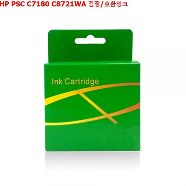 쇼핑은나의길 HP PSC C7180 C8721WA 검정 호환잉크 비정품잉크, 1, 해당상품