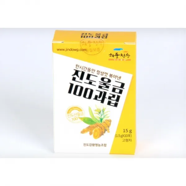 뒷맛깔끔 건강한맛 옛맛 한약맛차 울금 분말 스틱 닭냄새제거 치킨용분말 개운한차