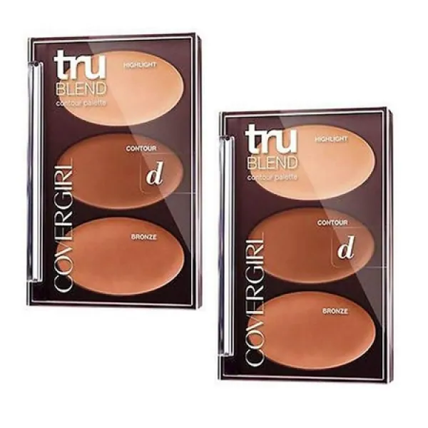 COVERGIRL 커버걸 트루 블렌드 등고선 팔레트 d - 다크 깊이 2개 팩 PROD700003548, 상세 설명 참조0, One Color