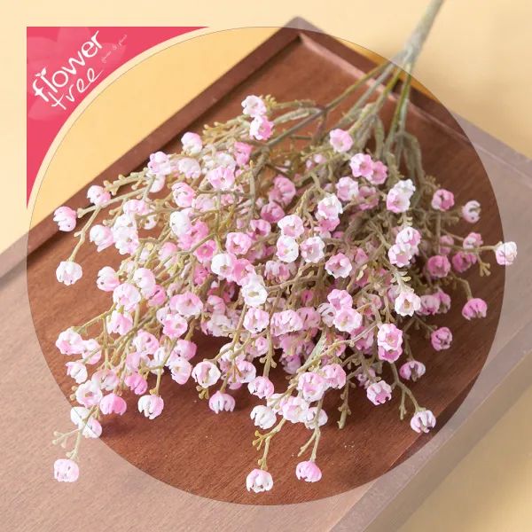 감성인테리어 예쁜 조화 모음 180종 / 플트 조화꽃 B B38.드라이안개부쉬 34cm 핑크