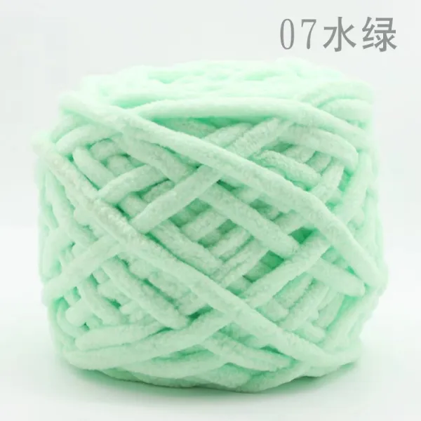 도랑 의 털실 스리퍼 갈고리 짜다 신발창 라탄 DIY 슈즈 선 목도리 굵은, 라이트그린 색깔 07 물 그린