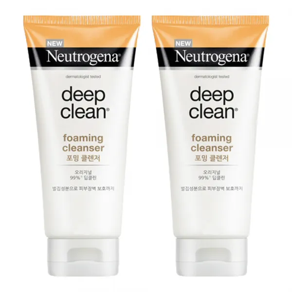 뉴트로지나 딥클린 포밍클렌저 100g X 2개