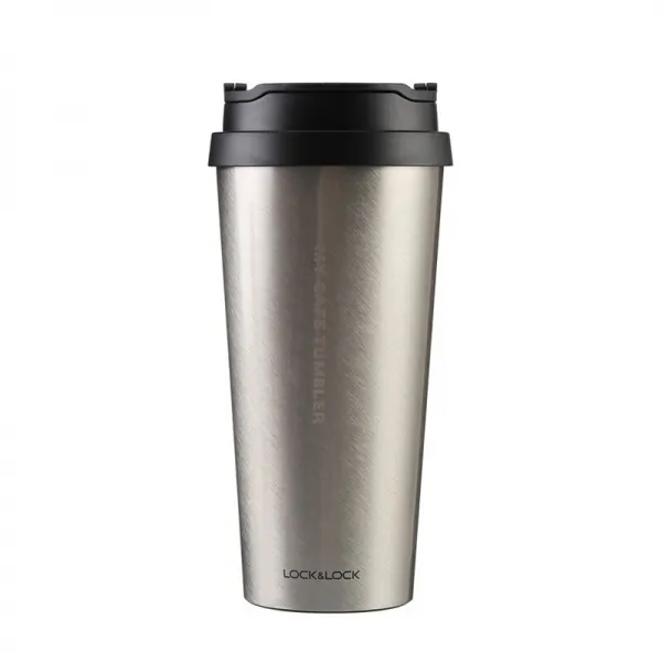 악단추 (LOCK&LOCK) 스테인리스 보온컵 차재 덤 물컵 비즈니스 커피잔 540ml 실버 LHC4151SLV
