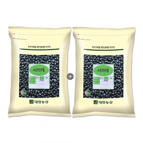 대한농산 서리태 2kg (1kg X 2봉), 1개