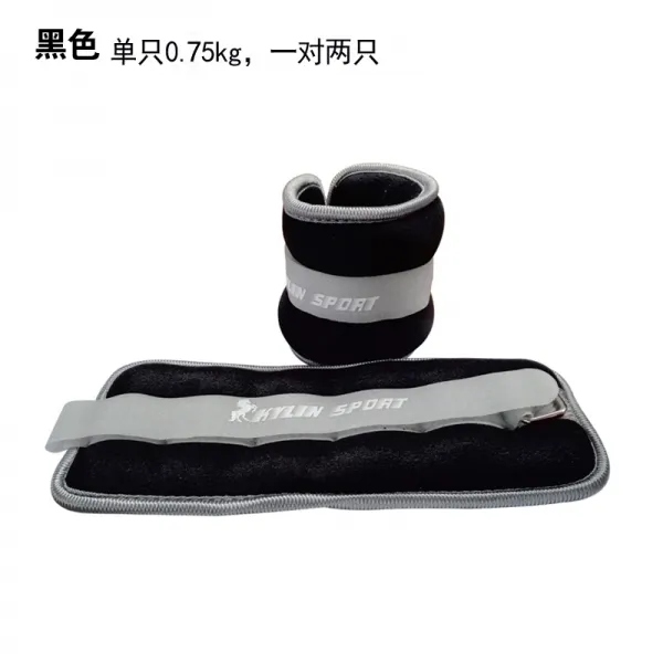 다리 웨이트리스룩 갖추다 남성 러닝 트레이닝 발목 결박함 손 조절가능 여성 엘리트형 레드마크 댄스 팔찌 블랙 외짝 0.75kg ，한쌍 두개