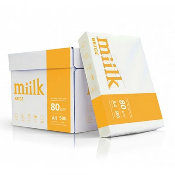 복사용지-밀크베이지 A4-500매X5권-80g 잉크 a4, 1개