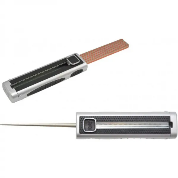 DMT Slydr Diamond Sharpener 벌금형 톱니 모양의 모서리 용 샤프너 포함 확장 가능 20000