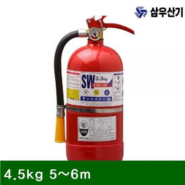 축압식분말소화기 4.5kg 5-6m 16초 1ea 비상소회기 roon, 1개