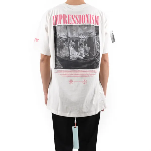 [나니럭스] 오프화이트 19ss Boat 화이트 오버반팔 맨