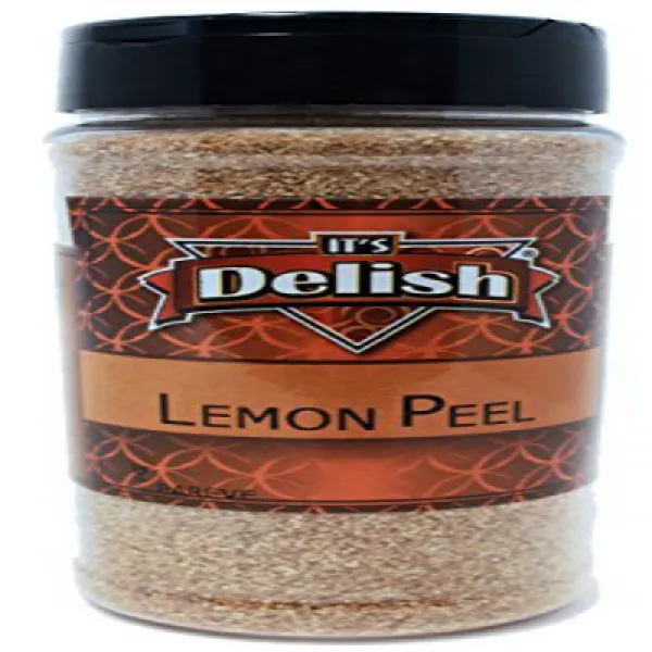 Its Delish Granulated Lemon Peel 8 Ounce 그 Delish 226.8g에 의해 낟알이 레몬 껍질. 중간 자, 1