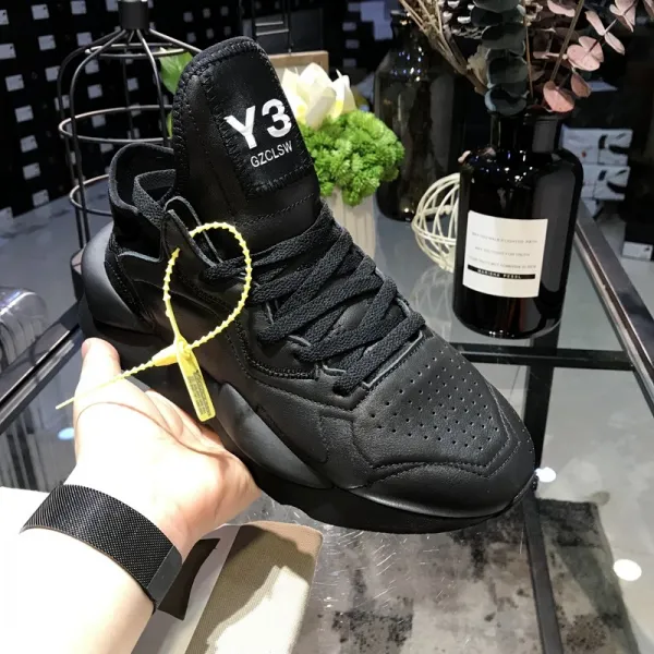 Y3GZCLSW 겨울 전 블랙 남성 커플 기모 융 보온 러닝 트렌드한 신발
