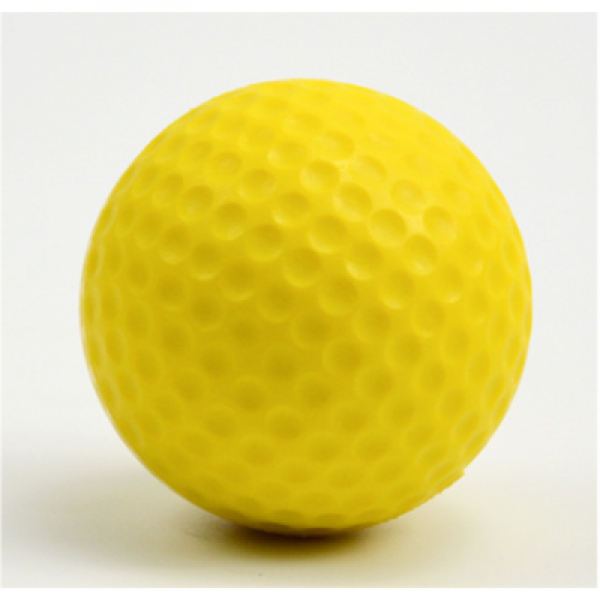 실내 연습용 스펀지 골프공 24개 노랑