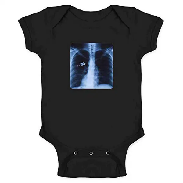 Pop Threads Magic Field Trip X-Ray Funny Black 24M Infant Bodysuit 대중 음악 실 마술 견학 엑스레이 재미 있은 까만 24M 유, null세트