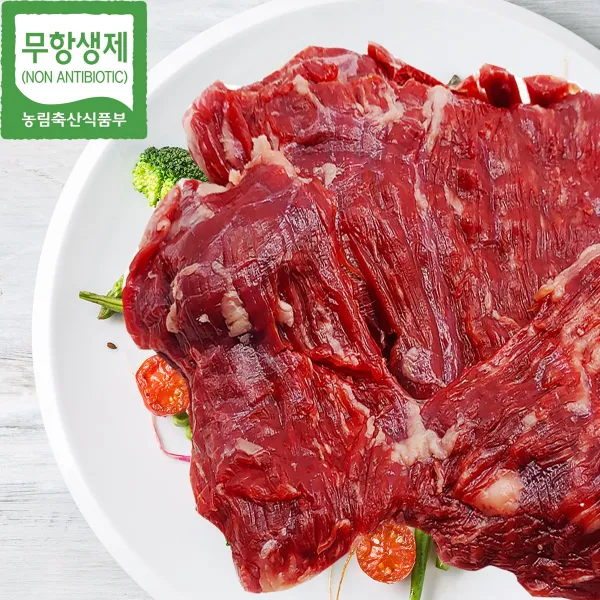 친환경 무항생제 1등급 한우 냉장 양지 300g 1팩