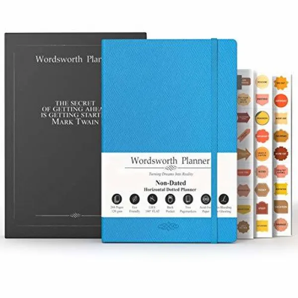 Wordsworth Undated Bullet Planner- Dotted Organizer Business J/374089