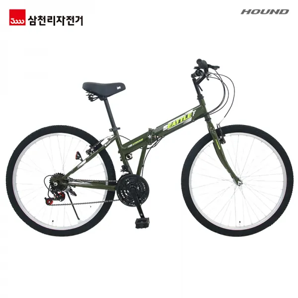 2020 삼천리 접이식 자전거 시애틀F 21단 26인치 MTB, 미조립(박스), 블랙