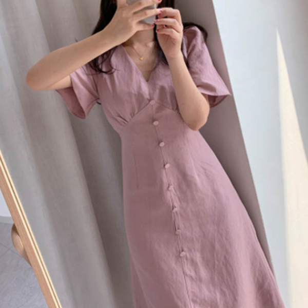 르엠마 아일 린넨 여름 롱원피스