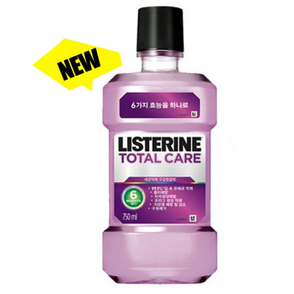 다봄마켓 입속유해균 99.9%억제 리스테린750ml NEW토탈케어 구강청결제, 1개, 750ml