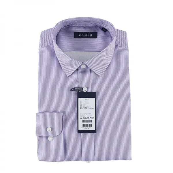 YOUNGOR 긴소매 남자 청년 겨울 가을 추위에 맞서다 양털 안 담력 두꺼운 중년 보온 단가라 체크