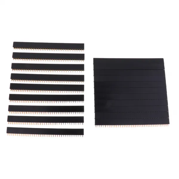 FWT Arduino PCB를위한 아주 새로운 내구재 20pcs 40Pin 2 줄 여성 핀 우두머리, 1개