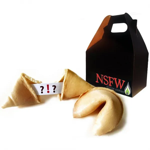 직구 과자 NSFW Fortune Cookies : Inappropriate Edition (모욕적 인 성인용 콘텐츠) 선물 상자 (20 개), 1set, 1set