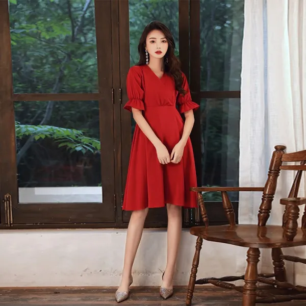 권주복 신부 임부복 배가리기 자0빅사이즈 약혼함 친정 나들이 와인레드 색깔 드레스 평소 여름