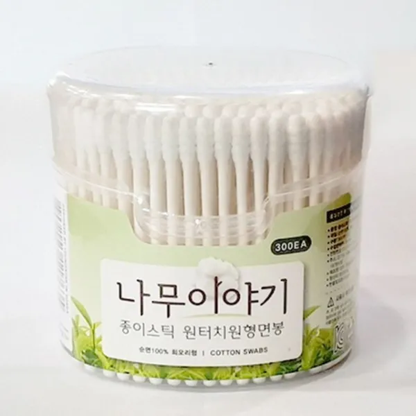 원터치 원통 면봉 다용도 굴곡 회오리형 종이 스틱W/N:TDWDEAL19+ 17, 1