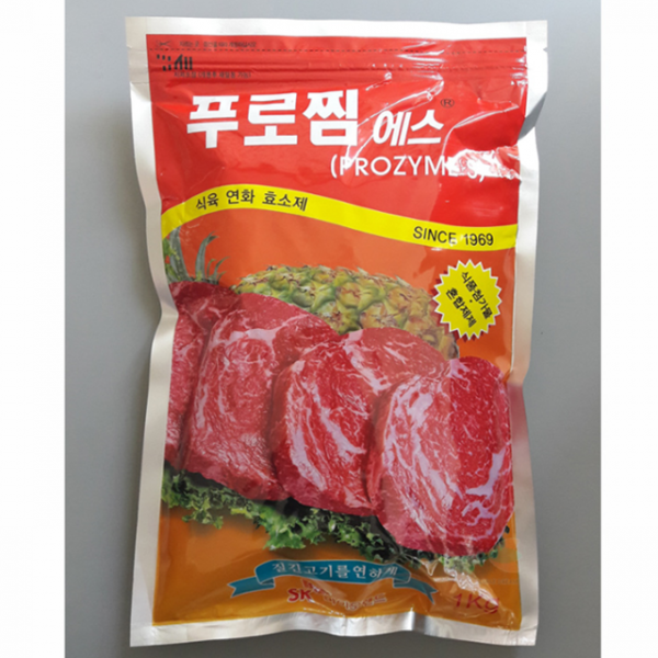 프로찜 고기연육제 1kg 질긴 고기 연육작용 숙성 연육제 고깃집재료, 1개