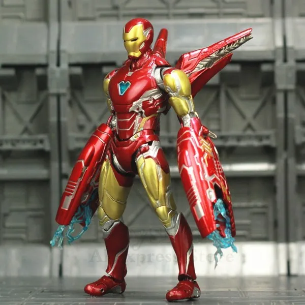 마블 아이언맨 마크85 Shf스타일 나노웨폰 받침대 스타크 헤드 추가 버젼 어벤져스 엔드게임