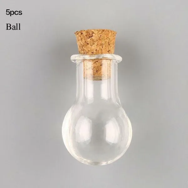 부품 DIY 펜던트 예식장소품 코르크 팁 소망이다 보틀 유리 저장 겉만 그럴듯하다 품항아리, Ball