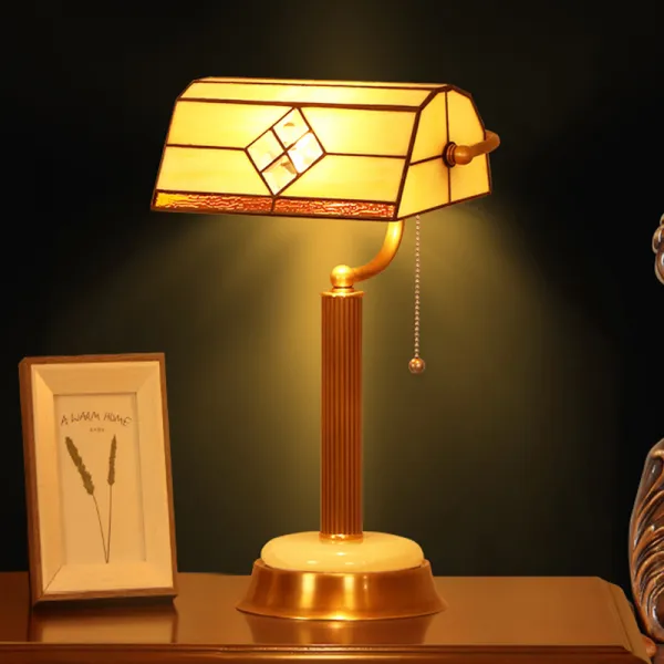 엔틱 스탠드 Yixuan all copper table lamp study living room creative warm romantic light luxury bedroom bedside table lig-590137871107, 간단한, LED 광원을 보내십시오당겨 와이어 스위치